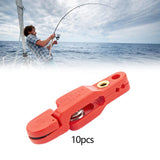 Maxbell 10 Pieces Downrigger Release Clips Line Release for Kite Planer Board Weight Red
