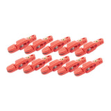 Maxbell 10 Pieces Downrigger Release Clips Line Release for Kite Planer Board Weight Red