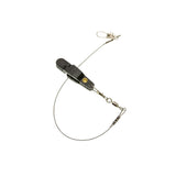 Maxbell Fishing Release Clips Reusable with Steel Line for Fishing Trolling Black