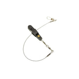 Maxbell Fishing Release Clips Reusable with Steel Line for Fishing Trolling Black