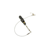 Maxbell Fishing Release Clips Reusable with Steel Line for Fishing Trolling Black