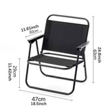 Maxbell Folding Camping Chair Portable Outdoor Furniture for Concert Traveling Patio