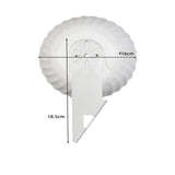 Maxbell Video Monitor Hood Sunshade Professional White Weatherproof Camera Top Cover
