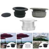 Maxbell Parasol Umbrella Hole Ring Plug Cap Set Stabilizer for Deck Outside