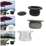 Maxbell Parasol Umbrella Hole Ring Plug Cap Set Stabilizer for Deck Outside