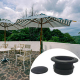 Maxbell Parasol Umbrella Hole Ring Plug Cap Set Stabilizer for Deck Outside