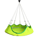 Maxbell Hanging Hammock Chair Outdoor Swing Seat for Kids for Housewarming Trip Home Green