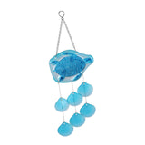 Maxbell Glass Sea Wind Chime Windbell Outdoor Housewarming Hanging Windchime Pendant Turtle 16x49cm