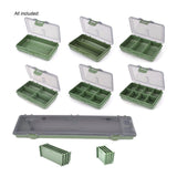 Maxbell Tackle Trays with Removable Dividers Tackle Case for Gift Camping Freshwater