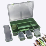 Maxbell Tackle Trays with Removable Dividers Tackle Case for Gift Camping Freshwater
