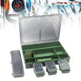 Maxbell Tackle Trays with Removable Dividers Tackle Case for Gift Camping Freshwater