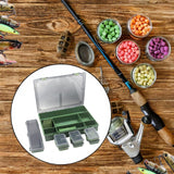 Maxbell Tackle Trays with Removable Dividers Tackle Case for Gift Camping Freshwater