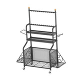 Maxbell Fishing Pole Holder Heavy Duty Storage Rack for Indoor Outdoor Entryway Home