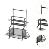 Maxbell Fishing Pole Holder Heavy Duty Storage Rack for Indoor Outdoor Entryway Home