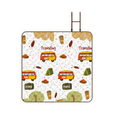 Maxbell Picnic Blanket Portable Foldable Outdoor Blanket for Lawn Traveling Backyard