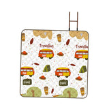 Maxbell Picnic Blanket Portable Foldable Outdoor Blanket for Lawn Traveling Backyard