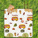 Maxbell Picnic Blanket Portable Foldable Outdoor Blanket for Lawn Traveling Backyard