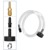 Maxbell Hydraulic Steering Fluid Bleeder Kit DIY Boat Maintenance Sturdy Accessories Black