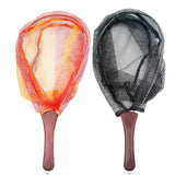 Maxbell Fishing Mesh Net Folding Landing Net for Saltwater Freshwater Outdoor Black