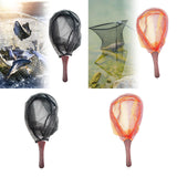Maxbell Fishing Mesh Net Folding Landing Net for Saltwater Freshwater Outdoor Black