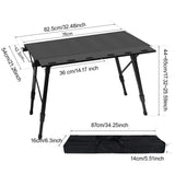 Camping Table Camping Furniture Heavy Duty Folding Table for BBQ Yard Hiking