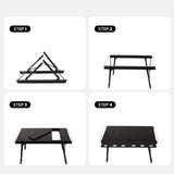 Camping Table Camping Furniture Heavy Duty Folding Table for BBQ Yard Hiking