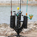 Boat Fishing Rod Holder 360 Degree Rotation Accessory Spinning Lure Rod Rack