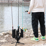 Boat Fishing Rod Holder 360 Degree Rotation Accessory Spinning Lure Rod Rack
