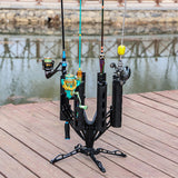Boat Fishing Rod Holder 360 Degree Rotation Accessory Spinning Lure Rod Rack