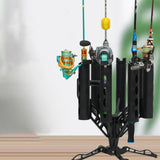 Boat Fishing Rod Holder 360 Degree Rotation Accessory Spinning Lure Rod Rack