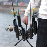 Boat Fishing Rod Holder 360 Degree Rotation Accessory Spinning Lure Rod Rack