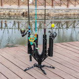 Boat Fishing Rod Holder 360 Degree Rotation Accessory Spinning Lure Rod Rack