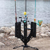 Boat Fishing Rod Holder 360 Degree Rotation Accessory Spinning Lure Rod Rack
