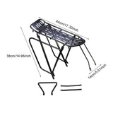 Maxbell Bike Rear Cargo Rack Durability Bracket Accessories Practical Aluminum Alloy Style A