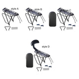 Maxbell Bike Rear Cargo Rack Durability Bracket Accessories Practical Aluminum Alloy Style A
