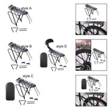 Maxbell Bike Rear Cargo Rack Durability Bracket Accessories Practical Aluminum Alloy Style A