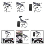 Maxbell Bike Rear Cargo Rack Durability Bracket Accessories Practical Aluminum Alloy Style A