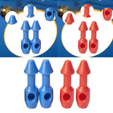 Maxbell 2 Pieces Speargun Band Wishbone Inserts Spearfishing Accessories for Outdoor Blue
