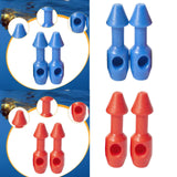 Maxbell 2 Pieces Speargun Band Wishbone Inserts Spearfishing Accessories for Outdoor Blue