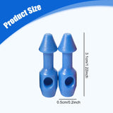 Maxbell 2 Pieces Speargun Band Wishbone Inserts Spearfishing Accessories for Outdoor Blue