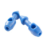 Maxbell 2 Pieces Speargun Band Wishbone Inserts Spearfishing Accessories for Outdoor Blue