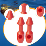 Maxbell 2 Pieces Speargun Band Wishbone Inserts Spearfishing Accessories for Outdoor Red