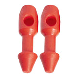 Maxbell 2 Pieces Speargun Band Wishbone Inserts Spearfishing Accessories for Outdoor Red