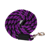Maxbell Horse Lead Rope Barn Rein Lunge Line for Horses for Horse Livestock Training Purple Pink