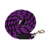 Maxbell Horse Lead Rope Barn Rein Lunge Line for Horses for Horse Livestock Training Purple Pink