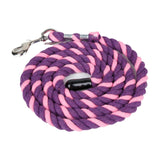 Maxbell Horse Lead Rope Barn Rein Lunge Line for Horses for Horse Livestock Training Pink Purple