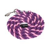 Maxbell Horse Lead Rope Barn Rein Lunge Line for Horses for Horse Livestock Training Pink Purple