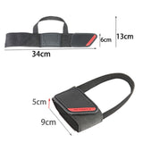 Maxbell Motorcycle Shift Shoe Cover Practical Men Women Portable Motorbike Shift Pad Red