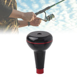 Maxbell Aluminum Alloy Fishing Reel Handle Lightweight Portable Handle Arm Ball Grip Black Red