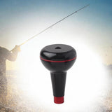 Maxbell Aluminum Alloy Fishing Reel Handle Lightweight Portable Handle Arm Ball Grip Black Red